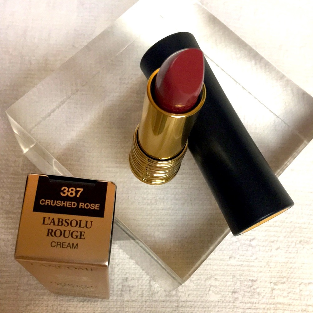 NEW! Lancôme “Crushed Rose” L'Absolu Rouge Cream Lipstick 💄 - Picture 3 of 4